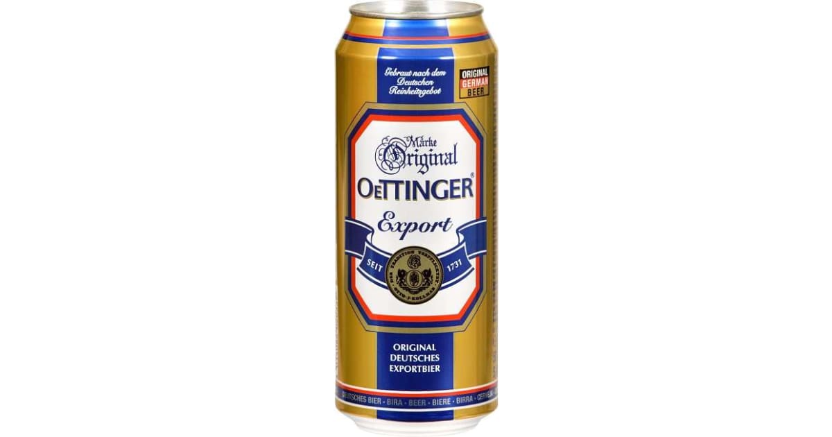 Oettinger Export 0,5 Liter Dose (Einweg)