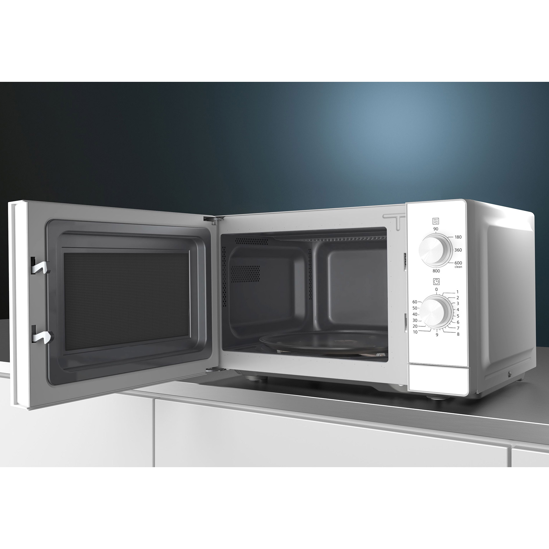 SIEMENS Mikrowelle FF020LMW0 - weiß - 800 Watt