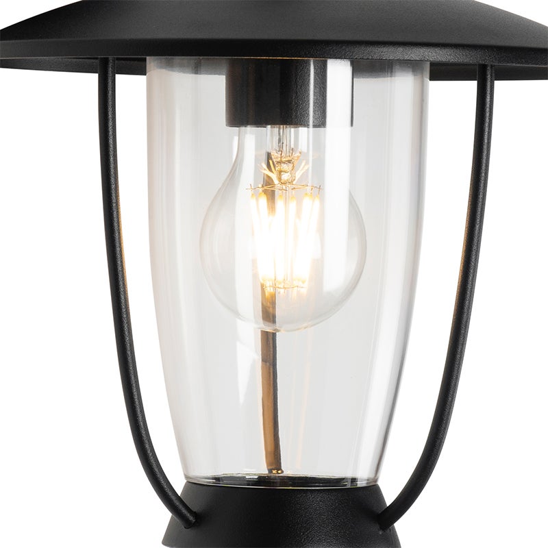 Moderne buitenwandlamp, zwart, IP44 - Khana