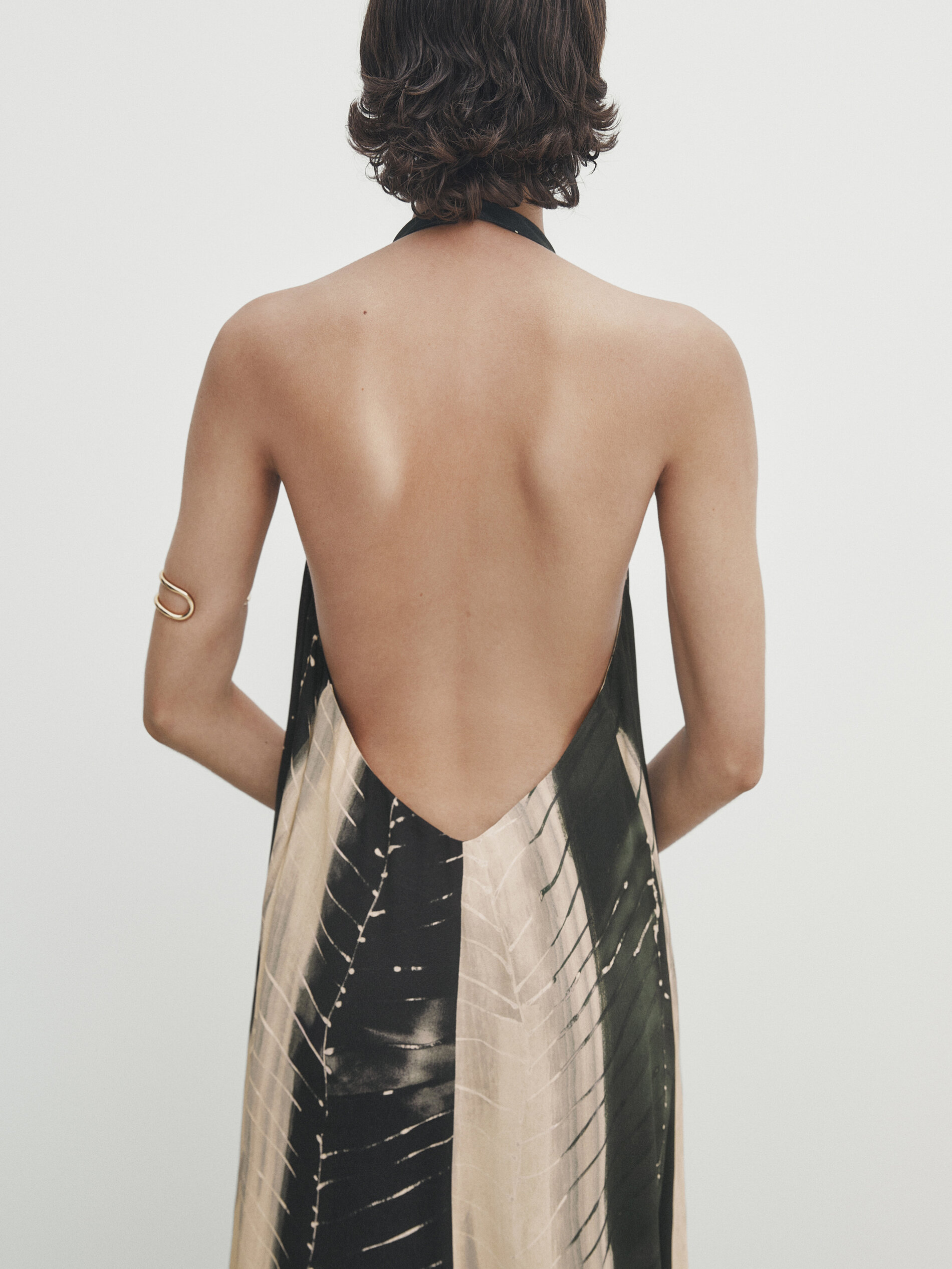 Vestido com estampa de musgo - MOSS