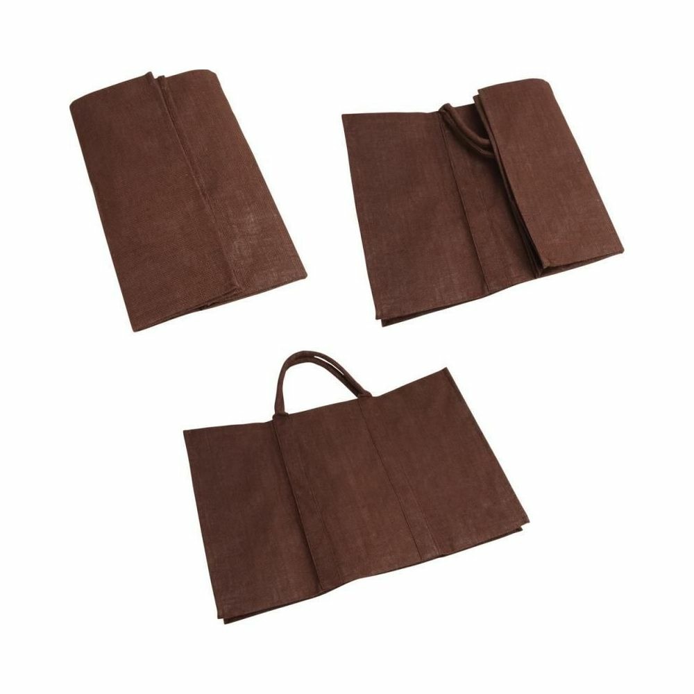Sac à bûches en jute