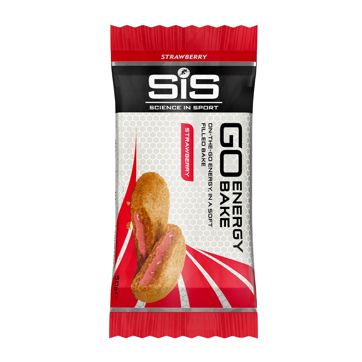 SIS Go Energy Bake Bar jordbær - 50 g