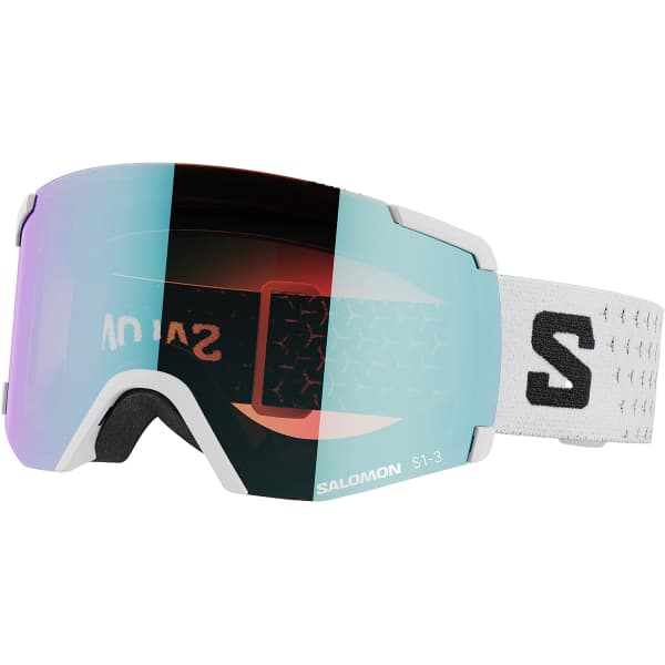 Masque de ski SALOMON S/VIEW PHOTO WHITE/AW BLUE