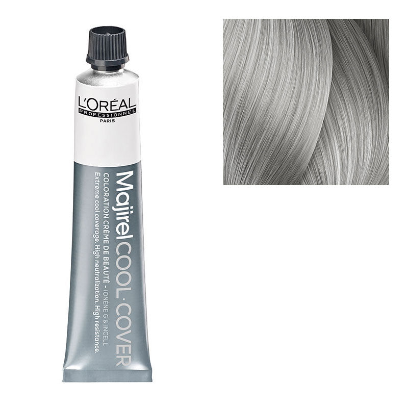 Coloration neutralisante Majirel Cool Cover inforced 9.1 blond très clair cendré