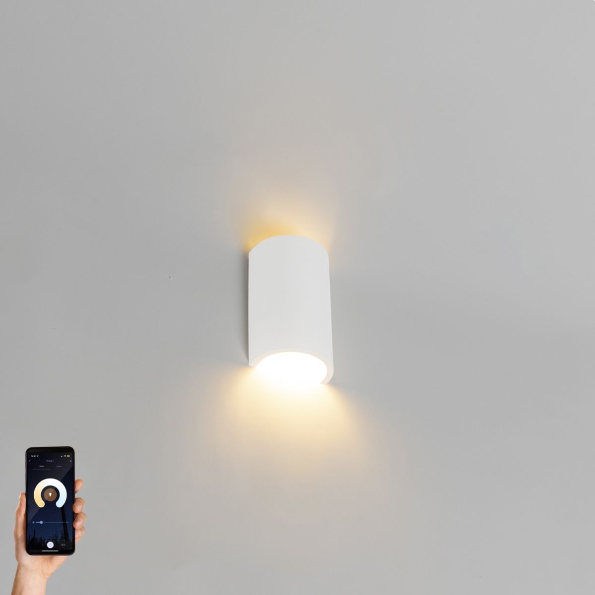 Moderne wandlamp wit incl. Wifi G9 - Colja Novo