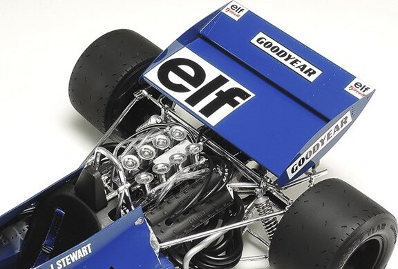 Tamiya - Tyrrell 003 1971 Monaco Gp Bil Byggesæt - 1:12 - 12054