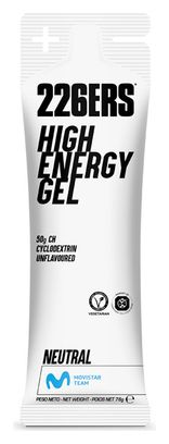Gel énergétique 226ERS High Energy Goût neutre - 76g