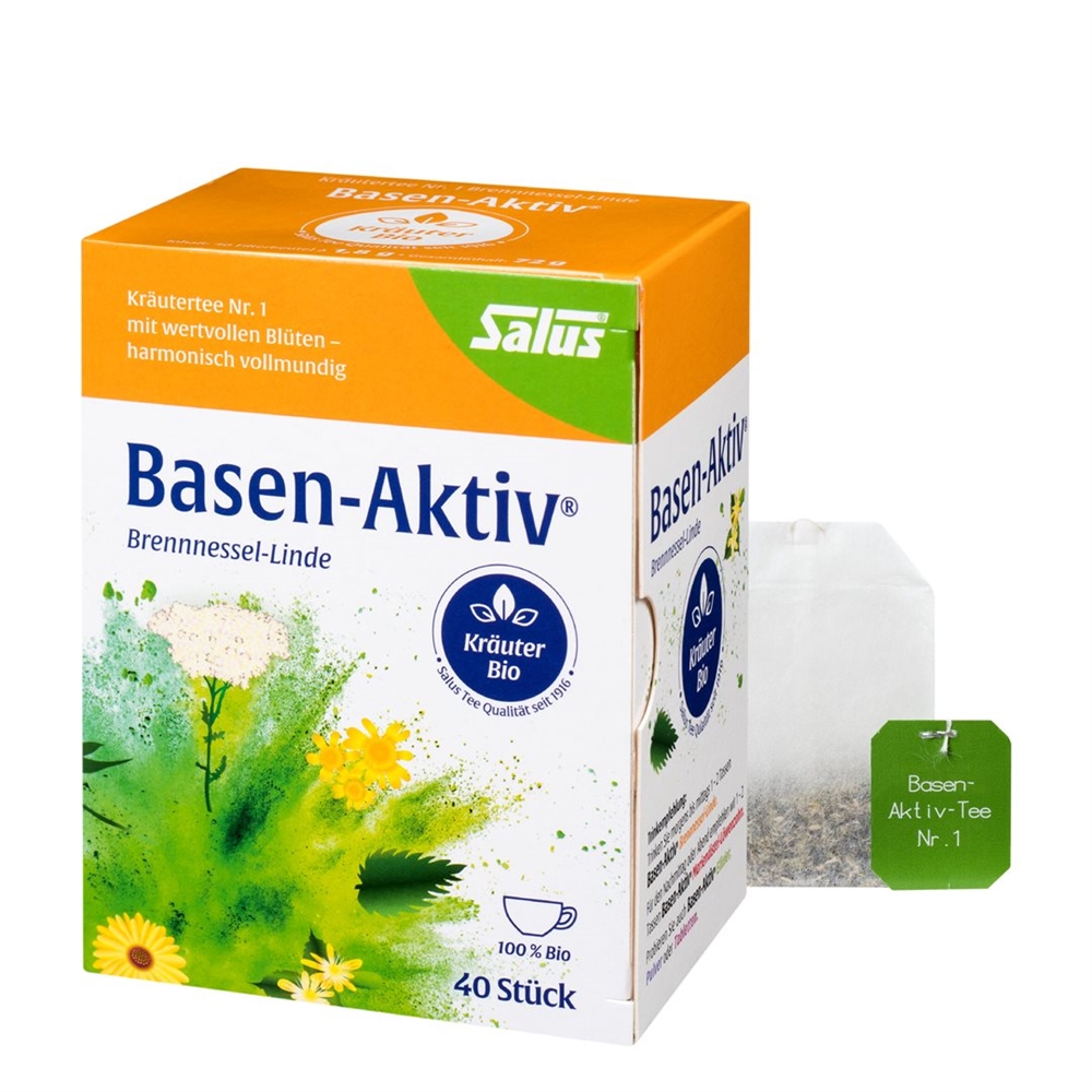 SALUS Basen-Aktiv Kräutertee Nr 1<br>40 Stück, Beutel, TEES, Bio