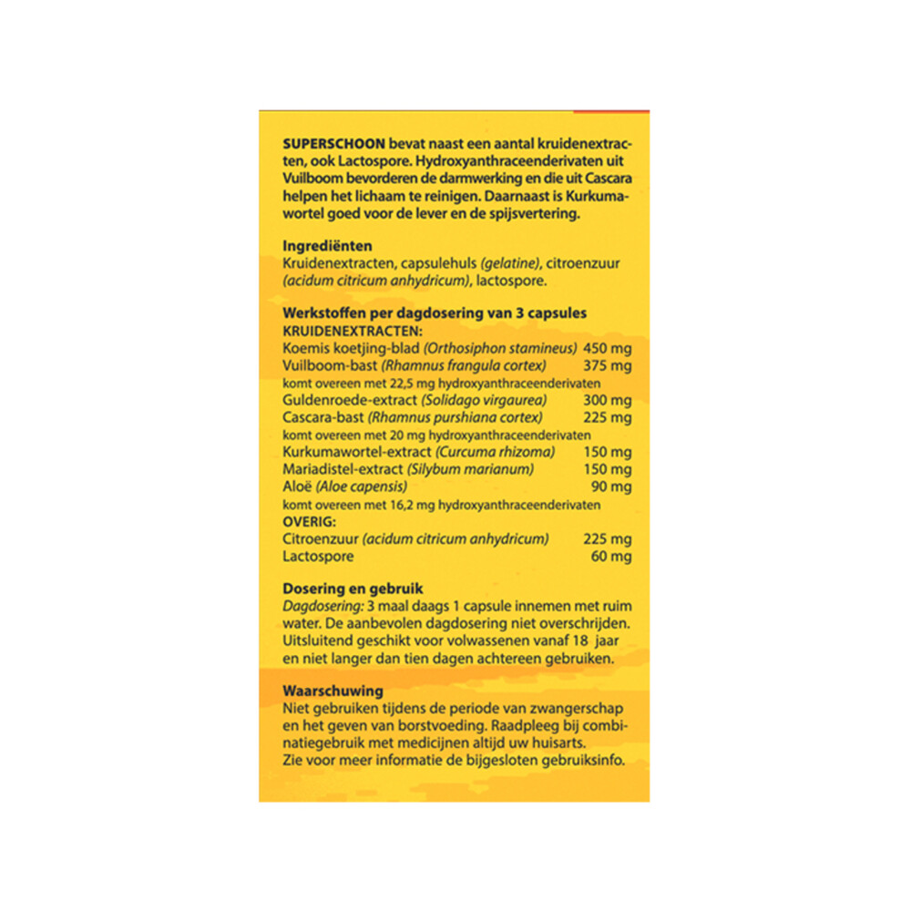 Bloem SuperSchoon 15 capsules