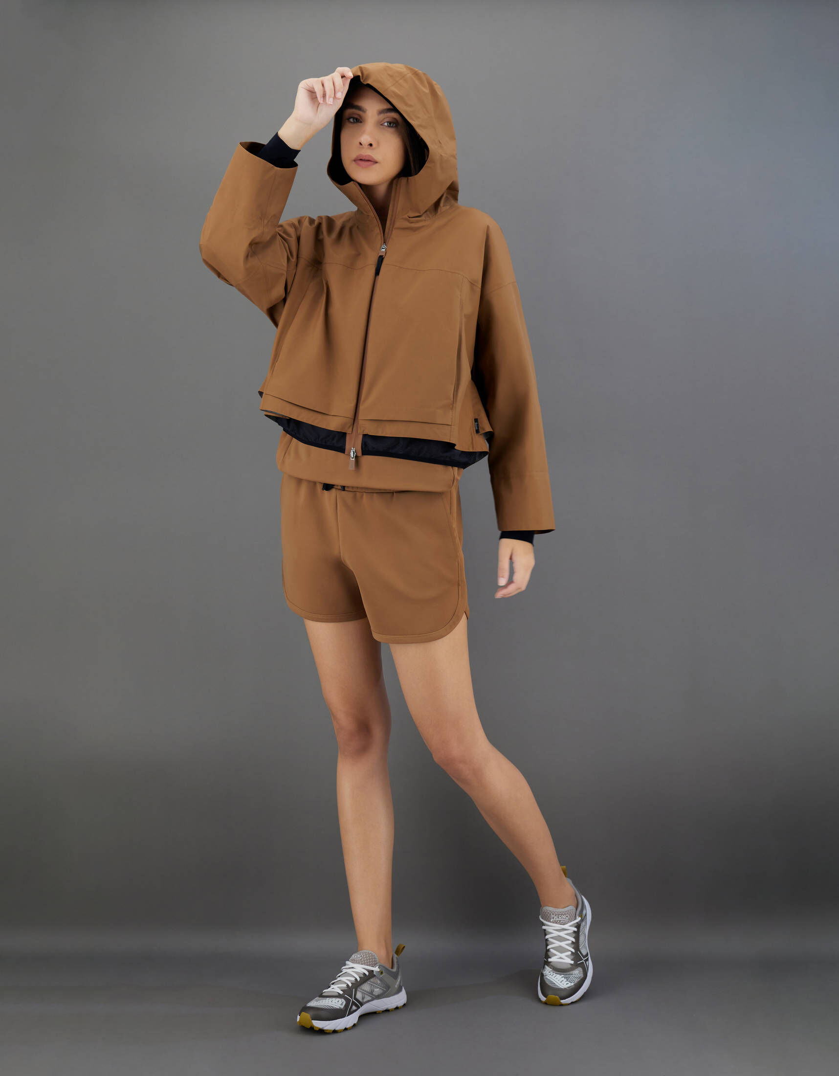 Herno| Damen Jacke LAMINAR aus GORE-TEX Paclite® Boxy Fit
