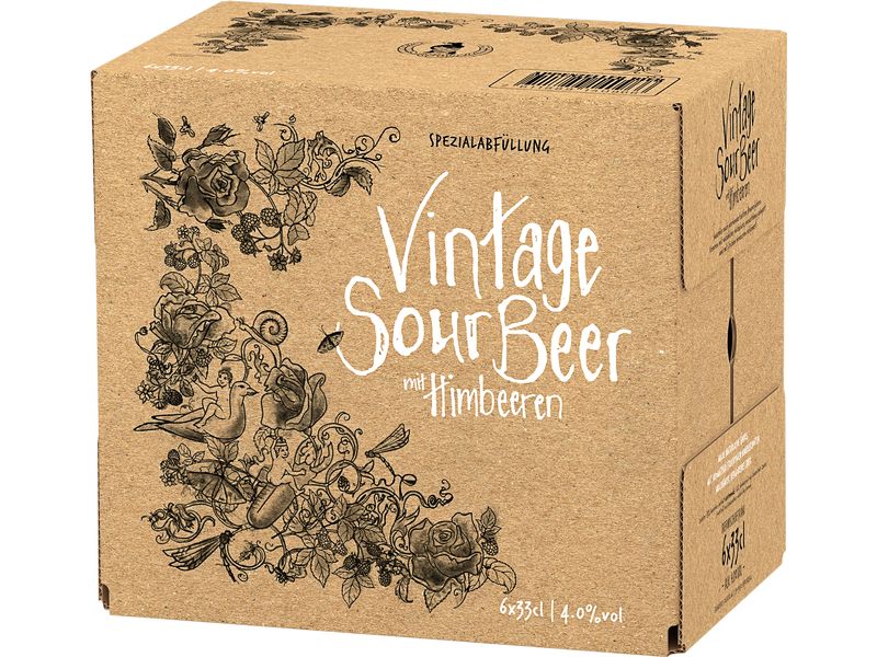 Appenzeller Bier Vintage Sour Beer 6 x 0.33 l Fruchtige Bierspezialität aus der Schweiz