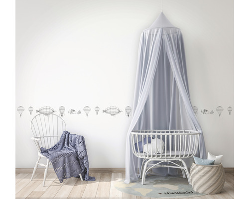 Border 45828 Kids Walls Zeppelin Luchtballon Wit 5 m x 17,5 cm