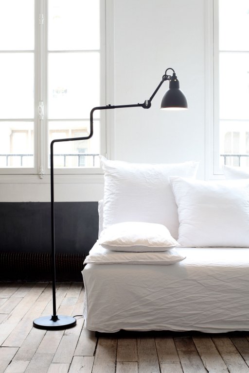 DCW éditions Lampe Gras N411 vloerlamp zwart