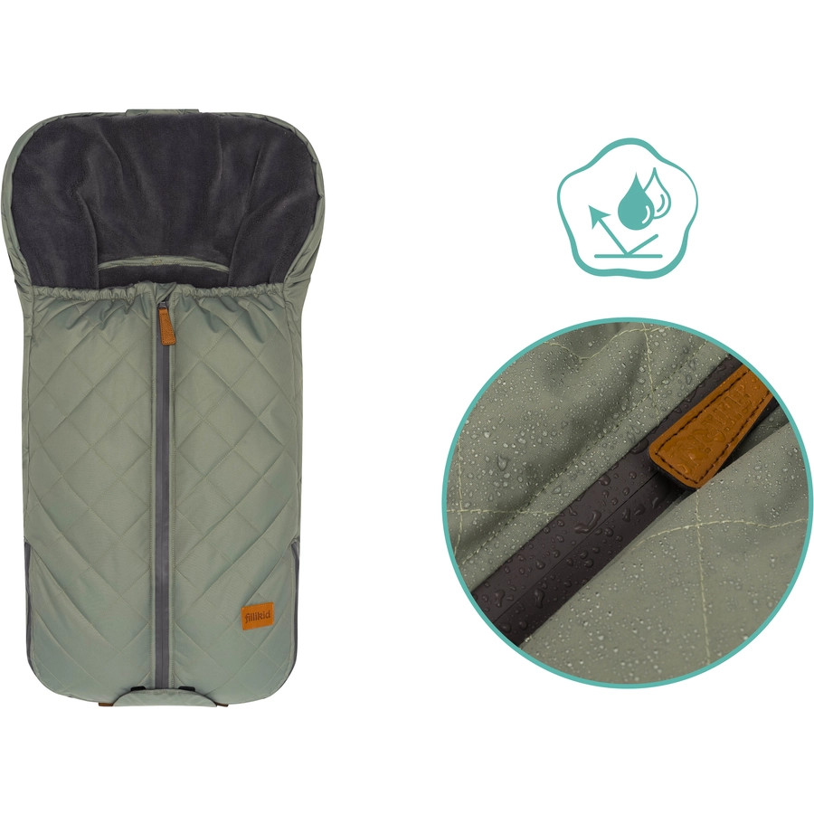 fillikid Winterfußsack Nevado für Babyschale Salbei