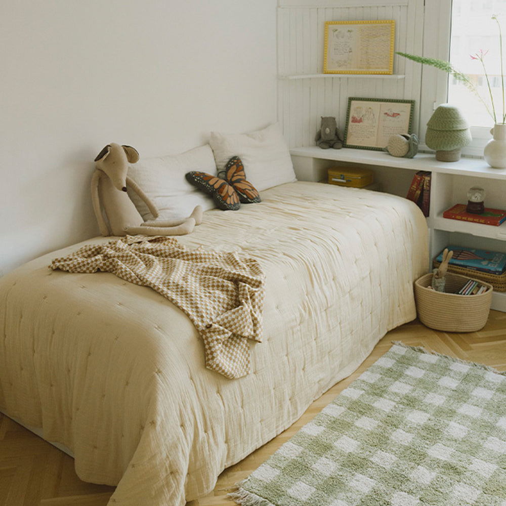 Lorena Canals Tiles Gebreide Plaid 80 x 100 cm - Honing