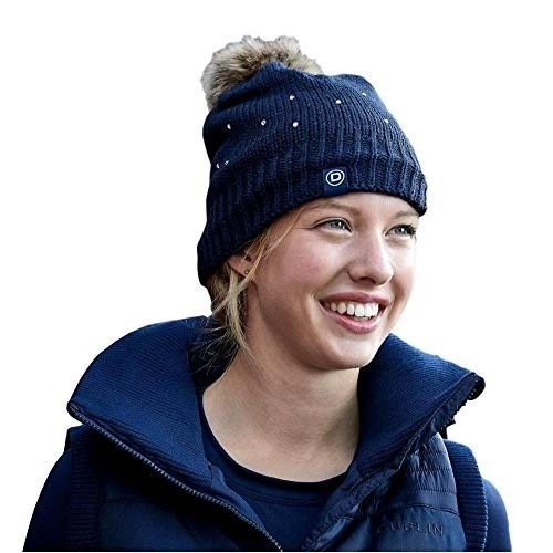 Chapéu feminino brilhante com pompom, cor ferro
