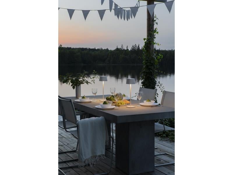 Konstsmide Akku-Tischleuchte Capri USB, 2700-3000 K, 2.2 W, Outdoor-Leuchte