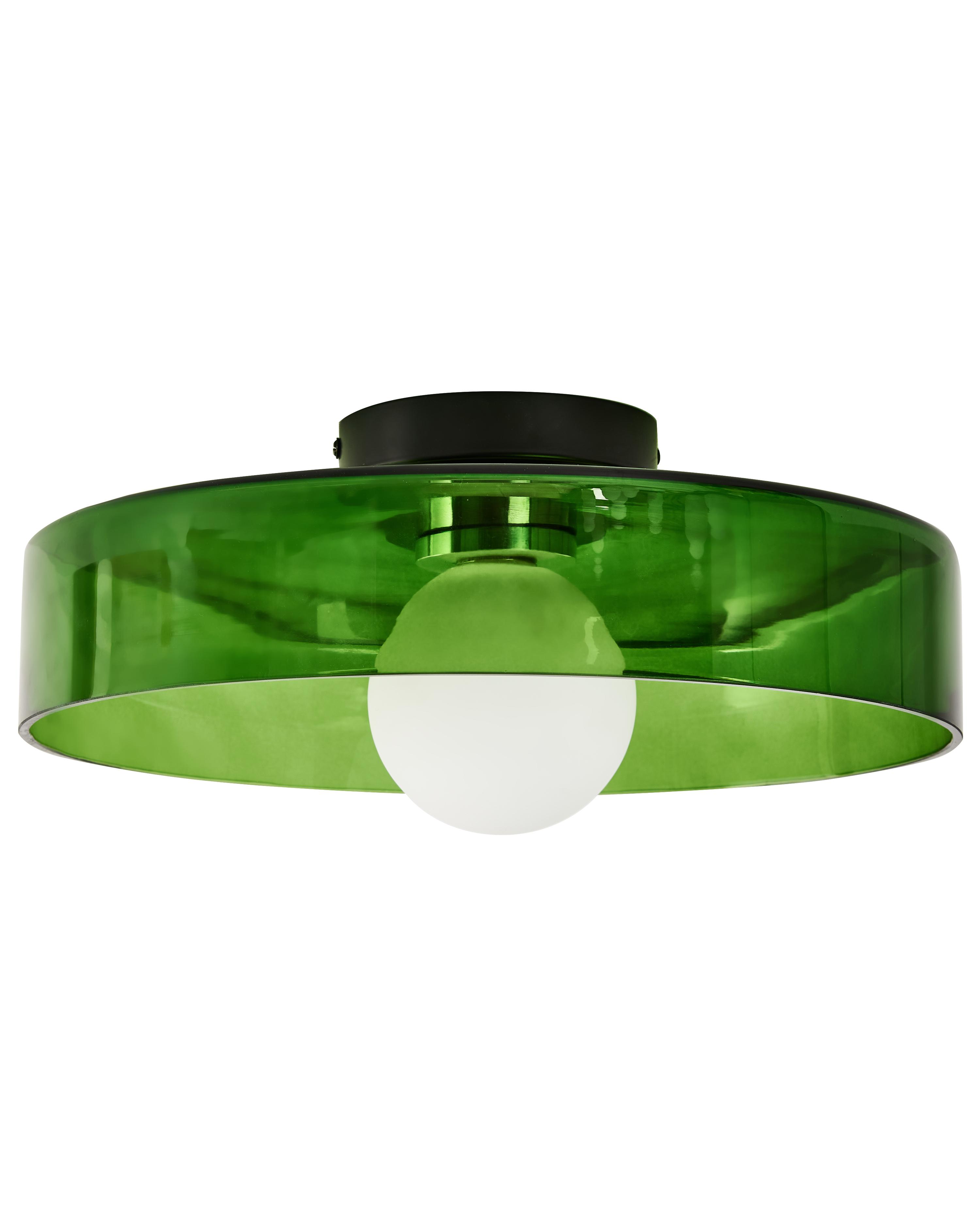 Plafondlamp LUGUSE Glas Groen