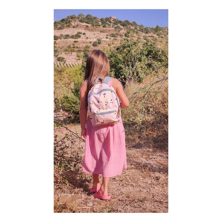 JOJO FACTORY Sac à Dos Fleurs Piupiuchick X Jojo Factory | Rose pâle