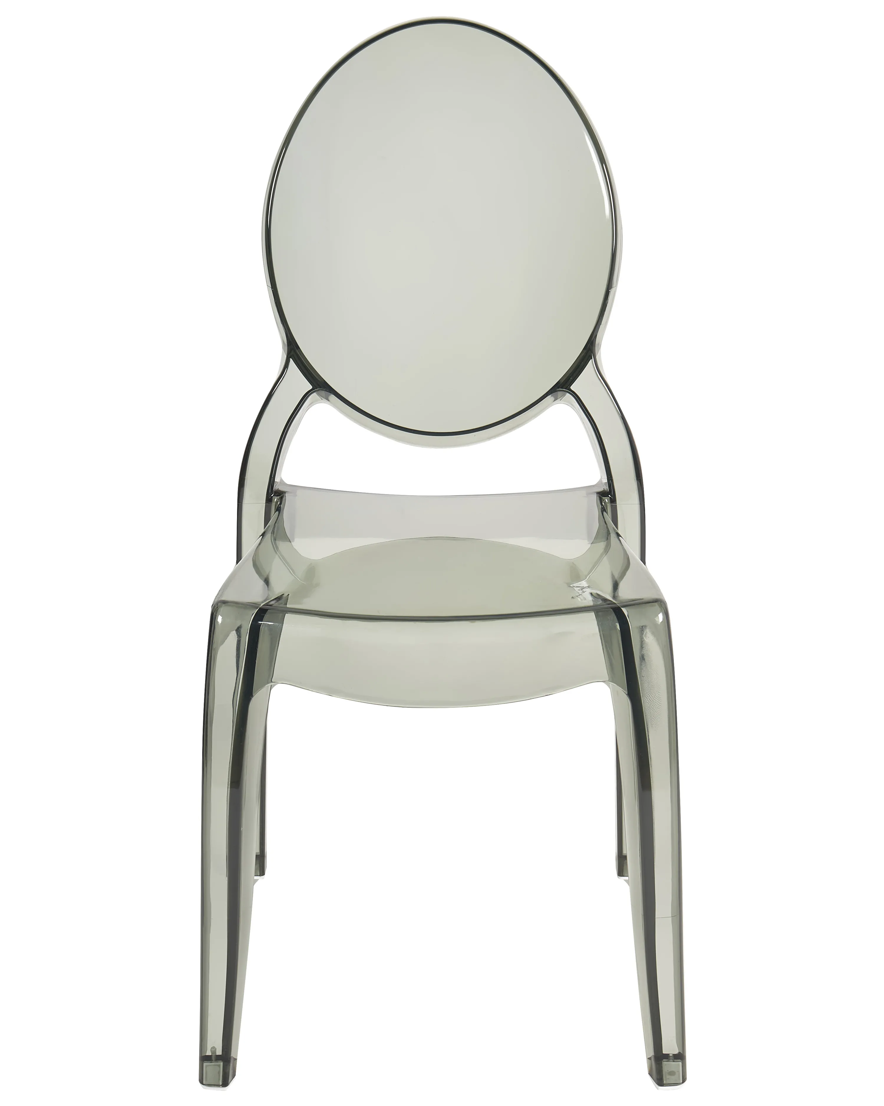 Set van 4 eetkamerstoelen MERTON Zwart