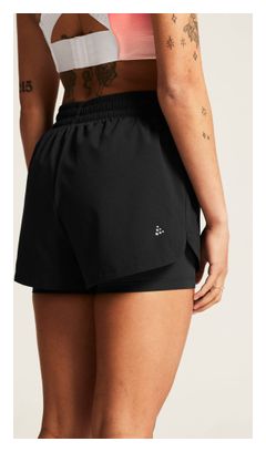 Short 2-en-1 Craft ADV Essence Noir Femme