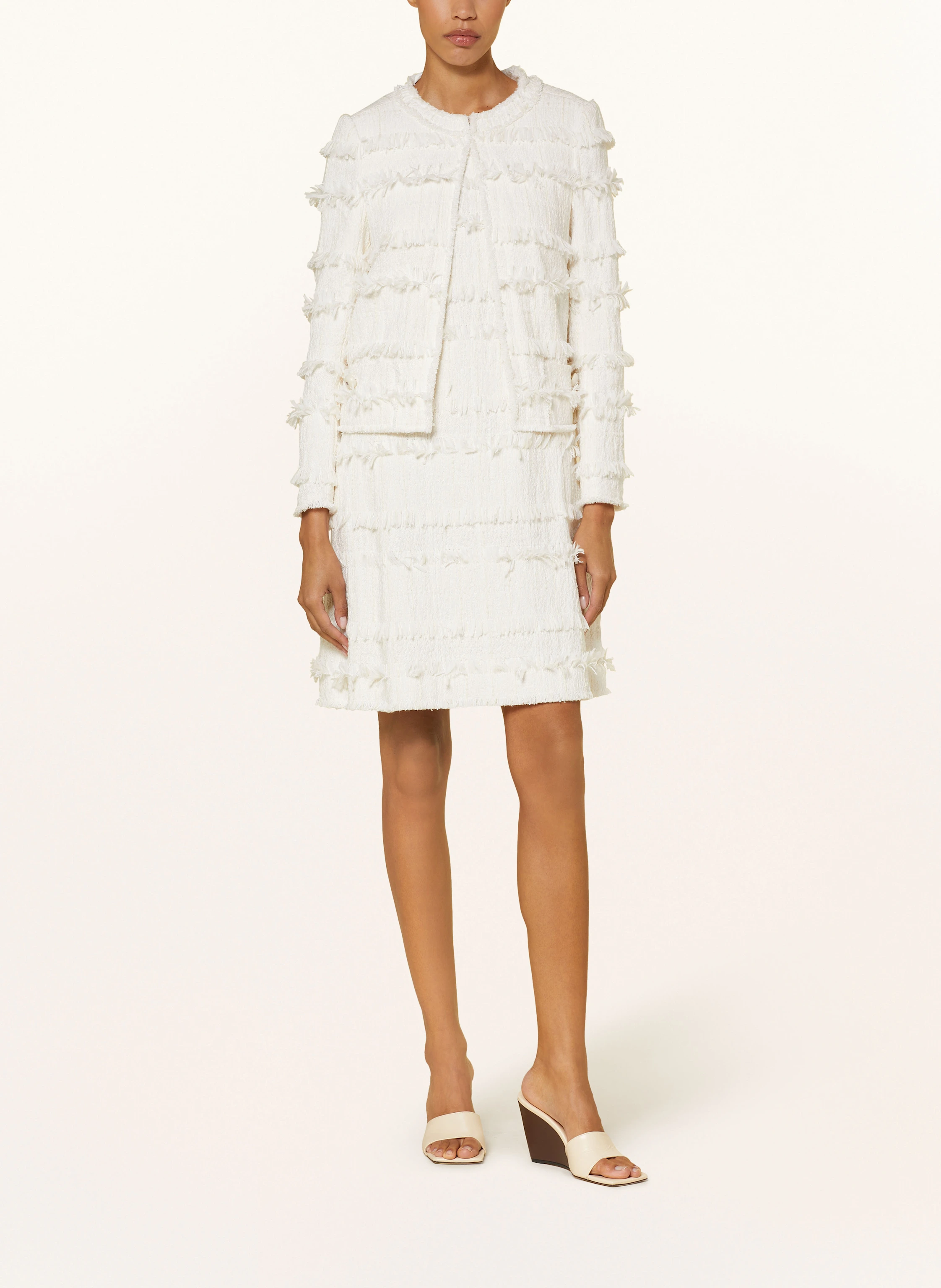 LUISA CERANO Tweed-Kleid