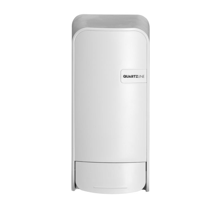 Soap dispenser navulbaar Bag in Box kunststof zeepautomaat Quartz White wit navulbaar (441202)