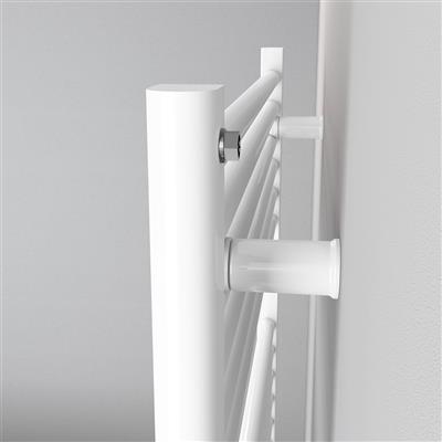 Eastbrook Biava multirail handdoekradiator 60x110cm 695W wit glans