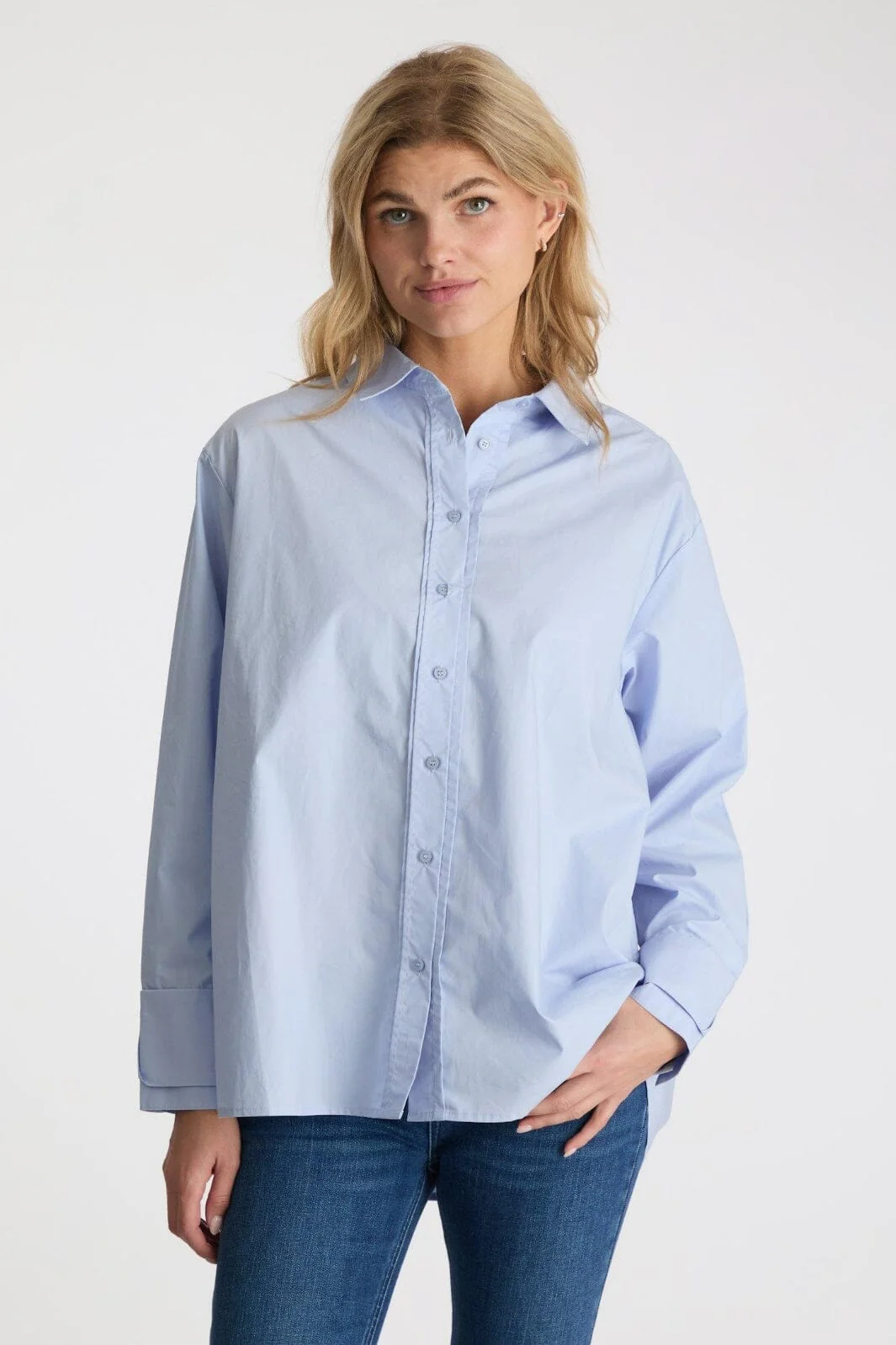 Neo Noir Hesther Poplin Shirt