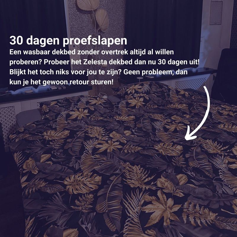 Zelesta Wonderbed - Dekbed - Multicolor - Microvezel - Wasbaar