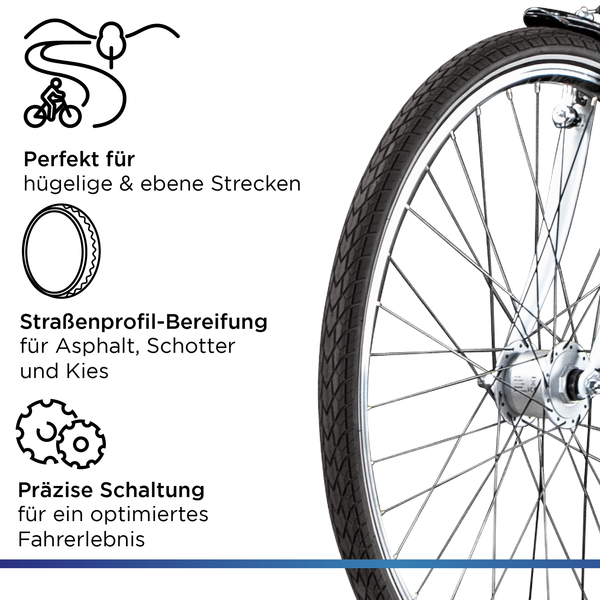 Zündapp Z700 Damenfahrrad 28 Zoll Fahrrad für Damen und Herren ab 150 cm