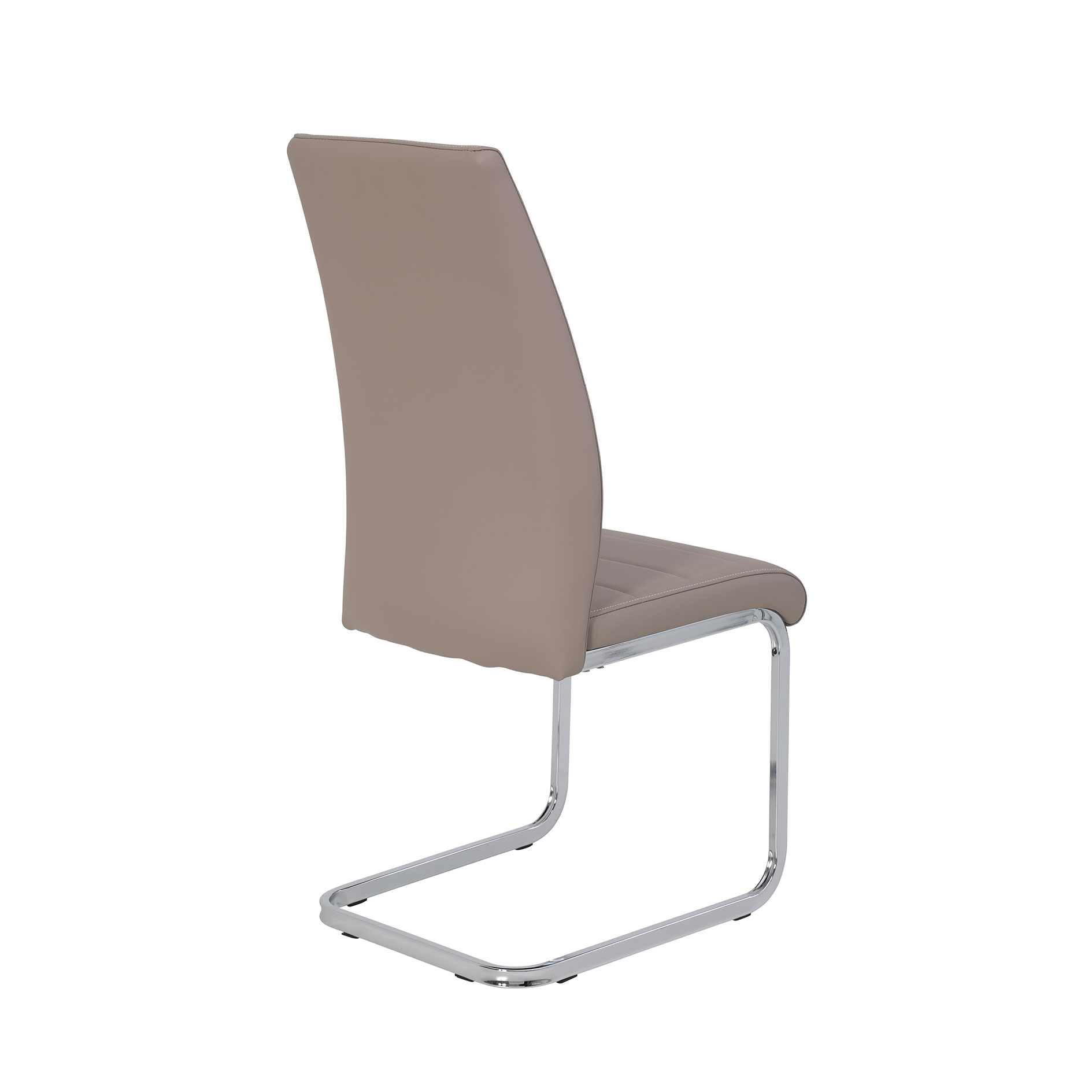 Schwingstuhl - cappuccino - Lederoptik