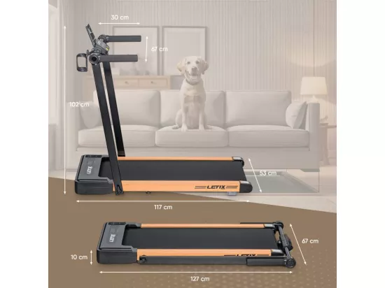 Tapis de course Pliable Pro - 12 KM/H- 1500W -12 programmes