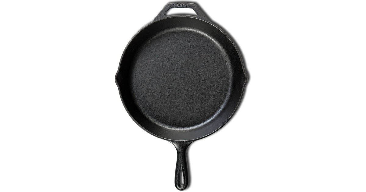 LodgeBraadpan L10SK3 met steel bak-/braadpan  (Zwart, Ø 30,5cm)