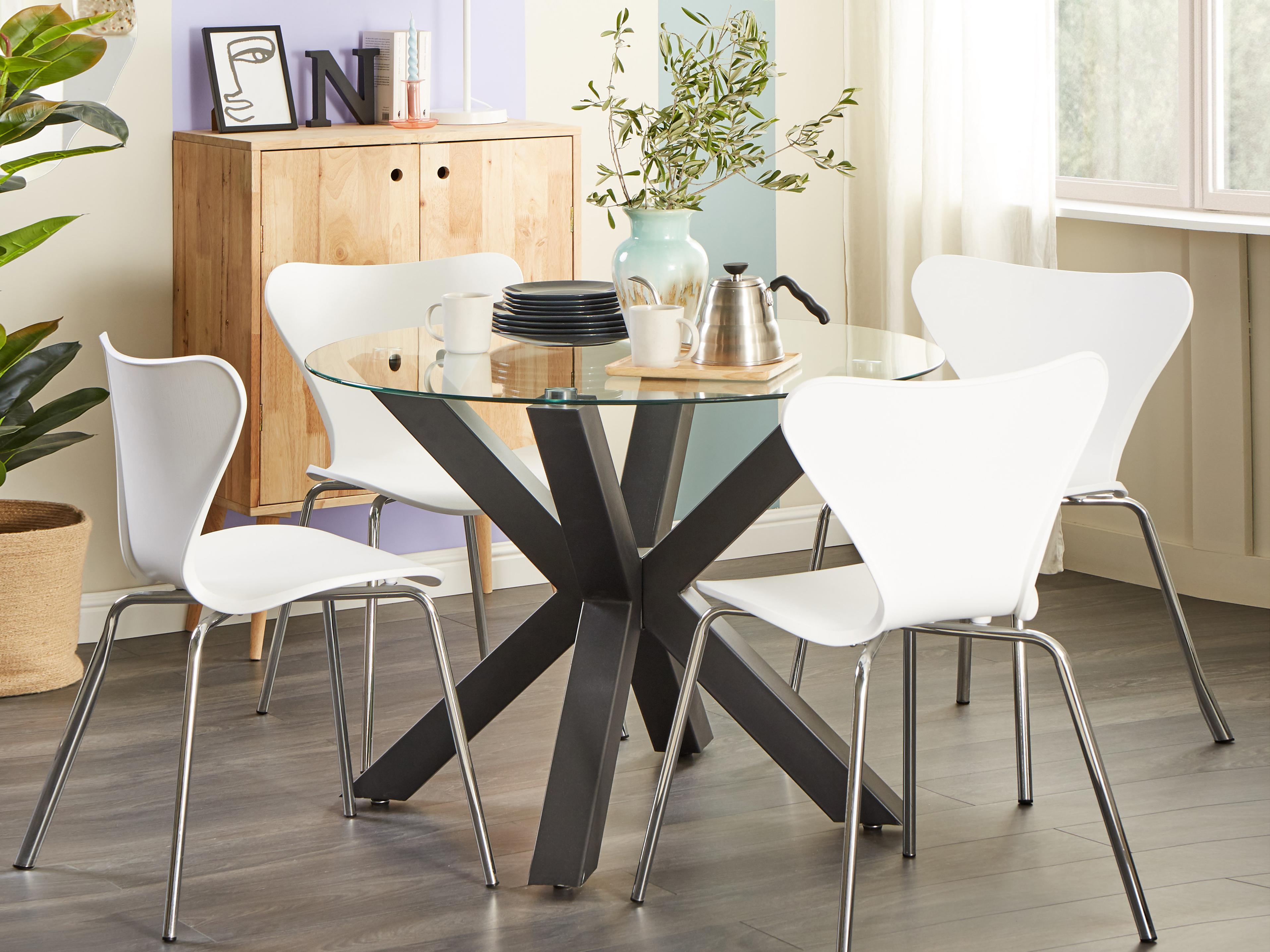 Eettafel OTIUM Zwart 100 cm 100 cm