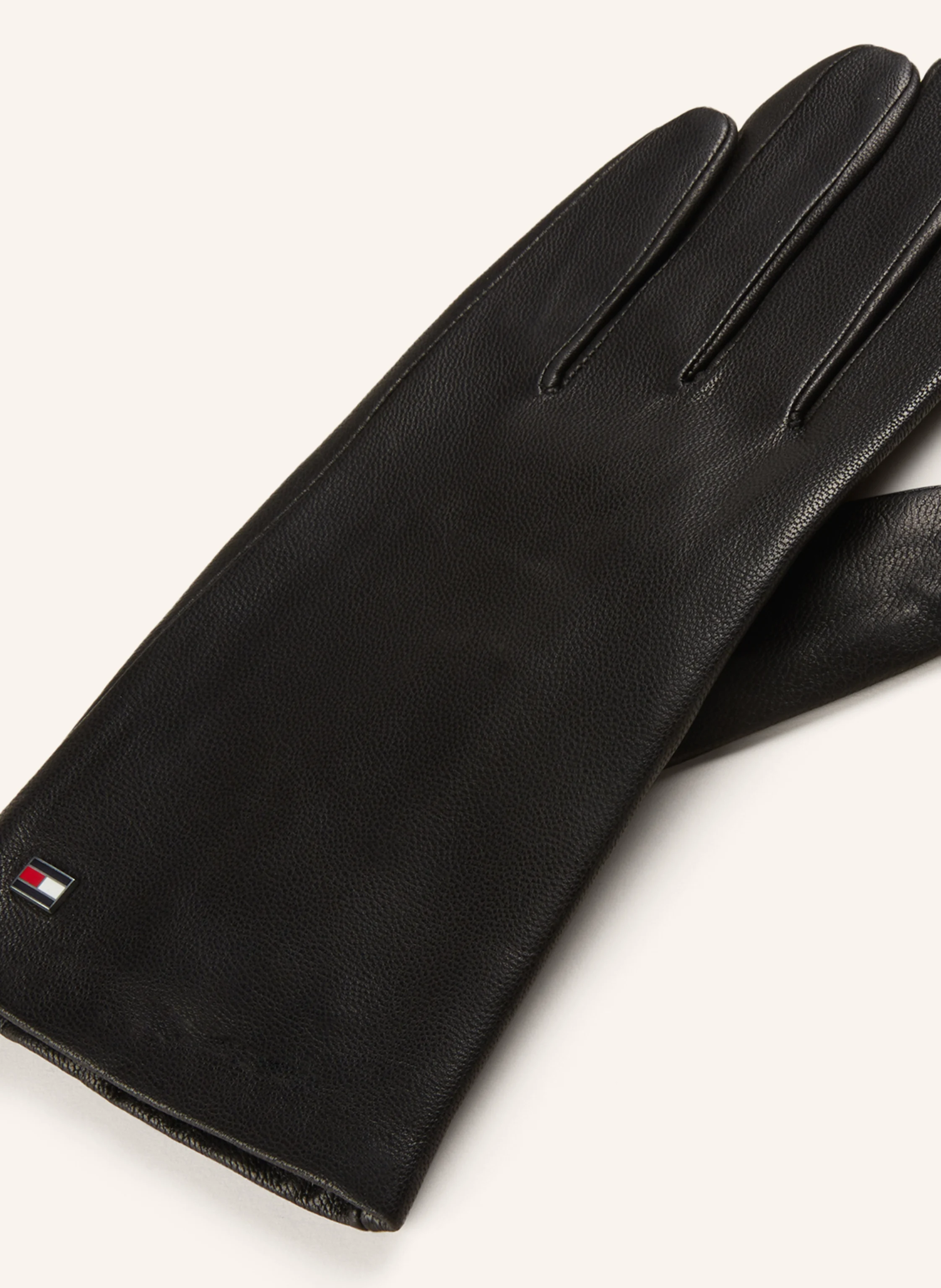 TOMMY HILFIGER Lederhandschuhe mit Touchscreen-Funktion