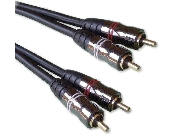 Câble Cinch/RCA haute qualité stéréo (20 m) Câbles RCA/Cinch stéréo