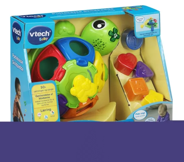Vtech Baby Puttekasse Skildpadde DK