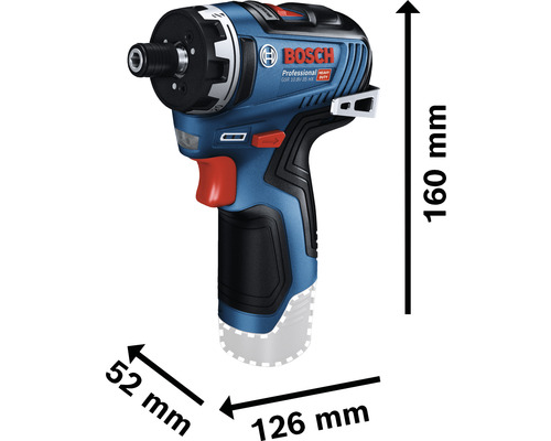 Accuschroefboormachine GSR 12V-35 HX, zonder accu en lader, inclusief L-BOXX