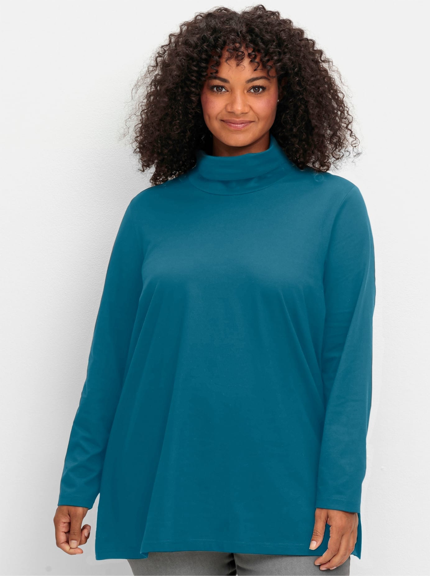 Sheego Rollkragenshirt »Rollkragenshirt«, 1 Stk.