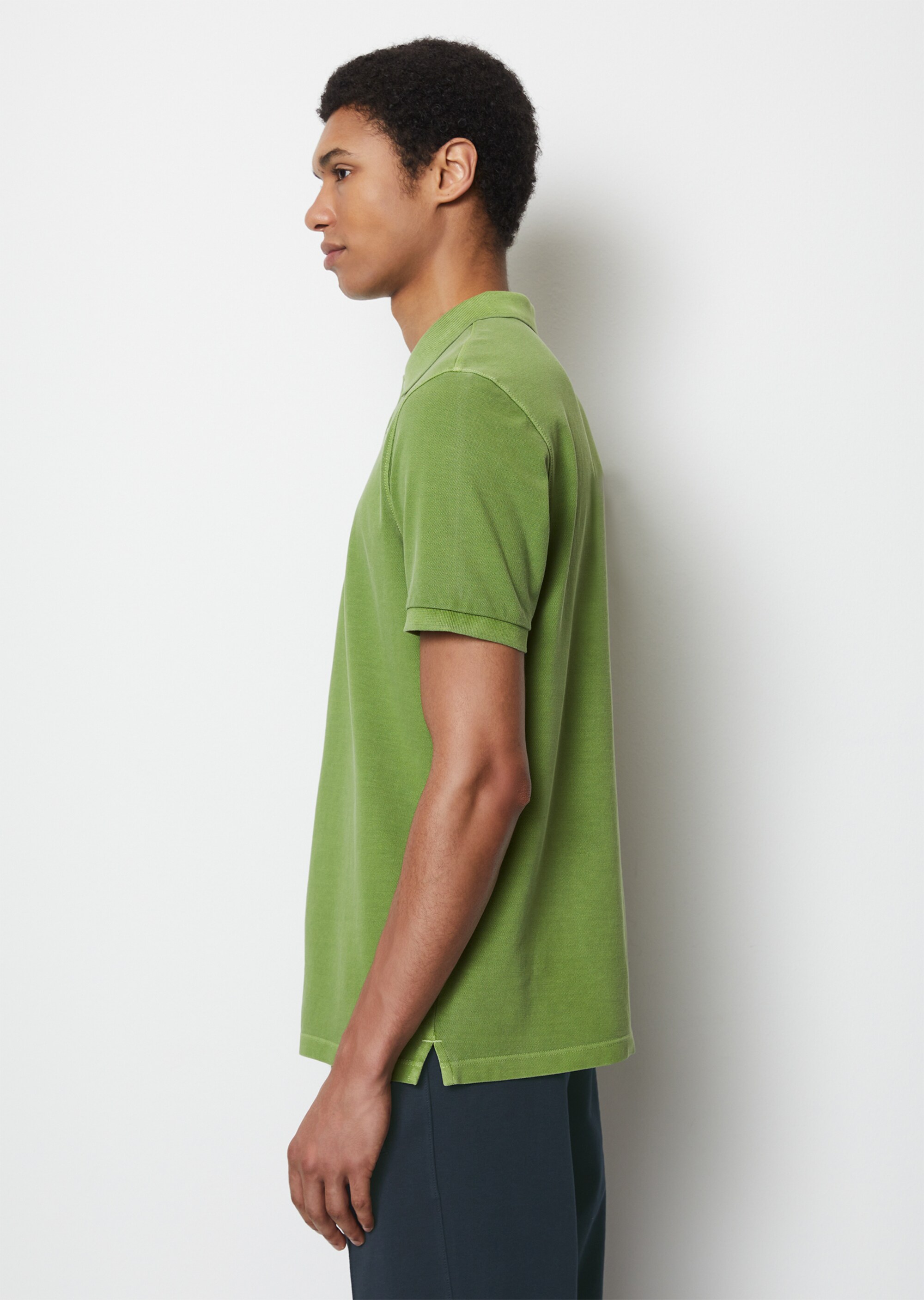 Kurzarm-Poloshirt Piqué regular aus Bio-Baumwolle
