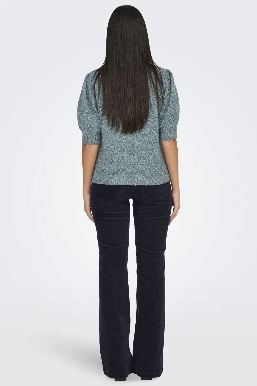 Only Onlrica Life 2/4 Pullover Knt 15318551 4702871 sea moss w melange