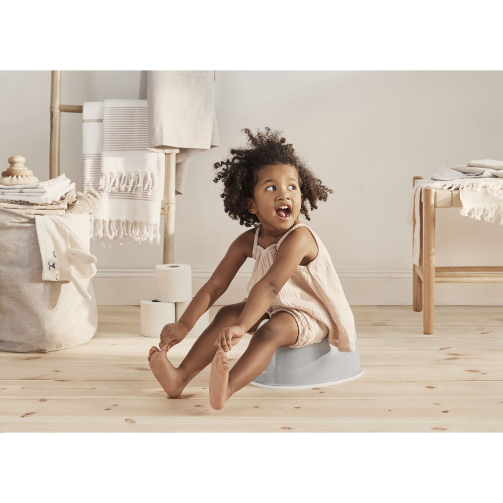 Køb BabyBjörn Grey/White Smart Potte
