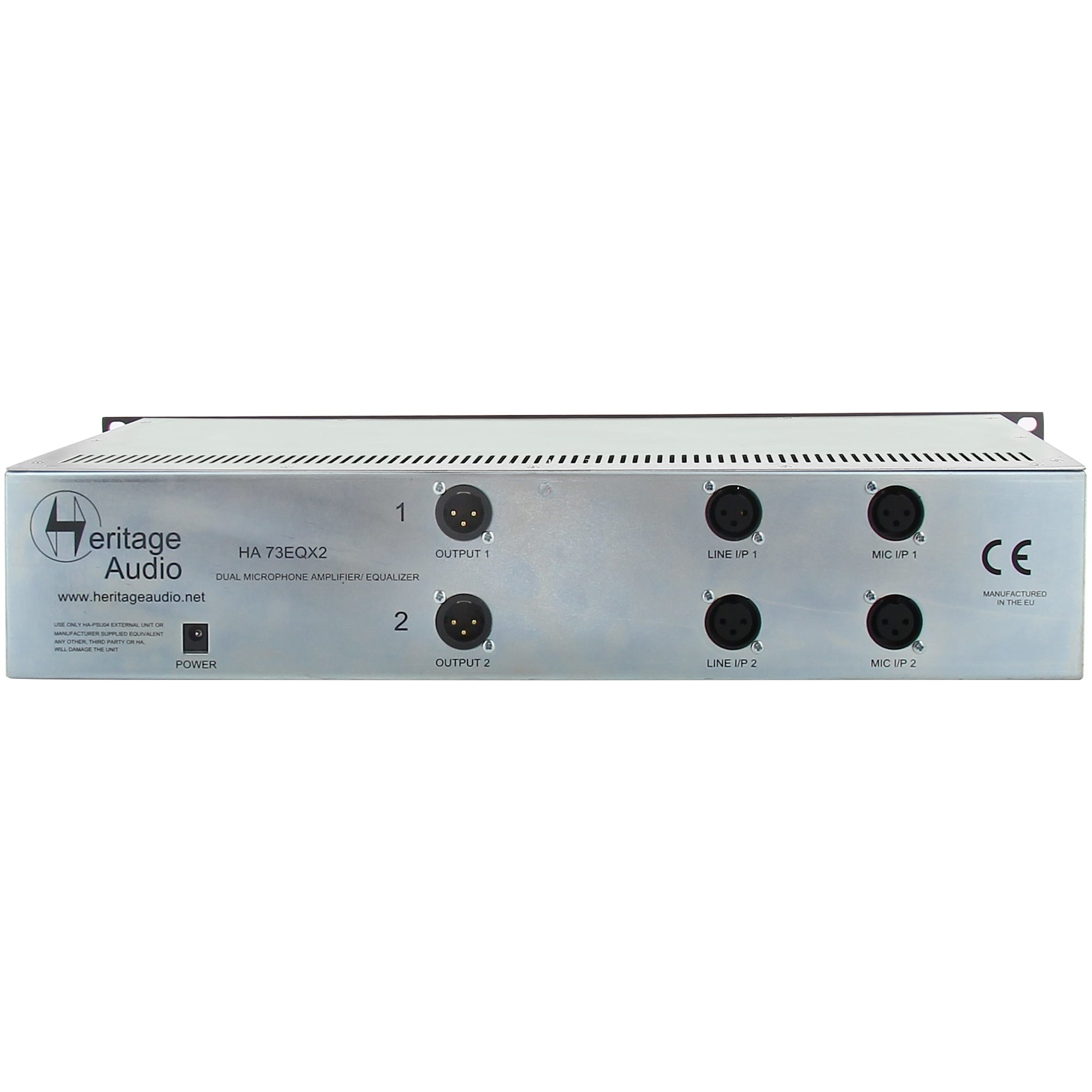 Heritage Audio HA73EQX2 Elite tweekanaals voorversterker met equalizer