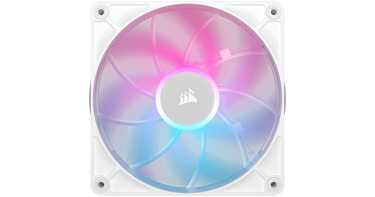 CorsairiCUE LINK RX140 MAX RGB 140mm PWM Thick Fans Starter Kit case fans  (Wit, 2 stuks, 140 x 140 x 30 mm)