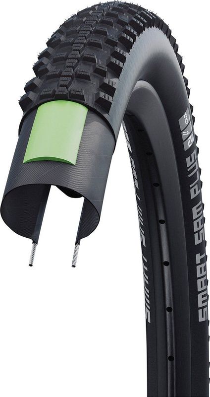 Schwalbe - Smart Sam Buitenband - Zwart - Rubber