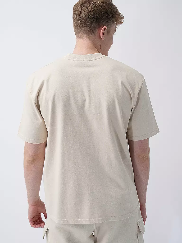 PEGADOR T-Shirt Oversized Fit GILFORD beige