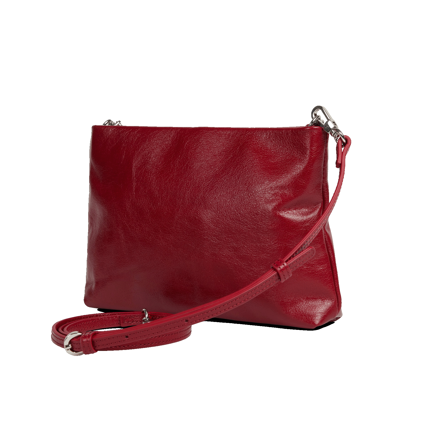 MOLLY - Pochette en cuir | Rouge