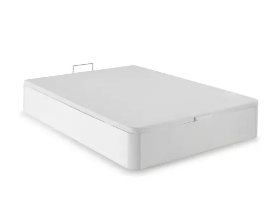 Ensemble 140 x 190 cm sommier coffre blanc + matelas mousse HD mémoire de forme et tissu 3D respirant ép.18cm - HEAVEN de YSMÉE