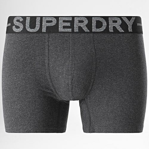 Lot De 3 Boxers Classic Gris Anthracite